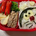 クックXTCTTO☆'s cooksnap of when they made ひょっこり。ドラえもん弁当（キャラ弁）　.