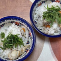 ヌーシ's cooksnap of when they made 帆立と舞茸の炊き込みご飯.