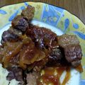 クック00Q0QZ☆'s cooksnap of when they made 激うま！牛バラブロックで作る牛角煮丼　.