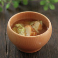 まろんかふぇ's cooksnap of when they made ～さつま揚げとキャベツのお味噌汁～.