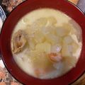 まーちゃんとみーくん's cooksnap of when they made 簡単！シーフードクラムチャウダー.