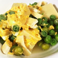Muffin33's cooksnap of when they made えんどう豆と高野豆腐の卵とじ。.