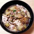 青あひる's cooksnap of when they made なすと豚バラのつけうどん.