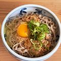 himaringo's cooksnap of when they made 納豆たまご蕎麦.