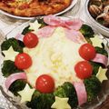 ♡YKitchen♡'s cooksnap of when they made クリスマスにリースサラダ♪.