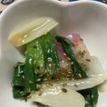猫のミイヤ's cooksnap of when they made 春の一品！！葉玉ねぎのぬた和え.