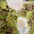 まん！'s cooksnap of when they made 10分で☆とろりん玉子のサバ缶キャベツ♪.