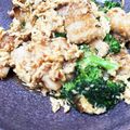 ポテチ君's cooksnap of when they made 豚こまとブロッコリーふわふわ卵の中華炒め.