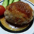 みなあゆママ's cooksnap of when they made 豆腐ハンバーグ☆おろしソース.
