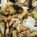 きゃろり's cooksnap of when they made ひき肉となすとピーマンの味噌炒め.