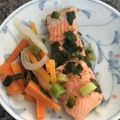 cookjen's cooksnap of when they made 鮭をふっくら美味しく蒸す方法　ワイン蒸し.