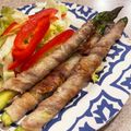 Konkonkonn's cooksnap of when they made アスパラガスの豚肉巻き.