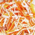 MINMIん510's cooksnap of when they made 人参、大根とハムの甘酢サラダ.
