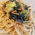 ちんしるさん's cooksnap of when they made 【簡単】お茶漬けパスタ【永谷園大勝利】.