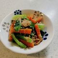 くっくbanana's cooksnap of when they made 小松菜と人参の胡麻和え　ツナ入り.