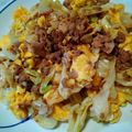 まめ太とまめ三郎's cooksnap of when they made ふんわり卵の中華風肉みそキャベツ炒め.