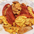 eユキさん's cooksnap of when they made トマトと卵の炒めものウィンナー付き.