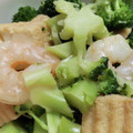 あゆたっくん's cooksnap of when they made 海老と厚揚げと水菜のたいたん.