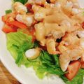 tezz's cooksnap of when they made 再現レシピ！小エビカクテルサラダ.