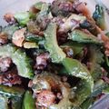 びーず55's cooksnap of when they made ゴーヤとひき肉の味噌炒め.