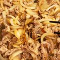 サンタJr's cooksnap of when they made 豚こま肉の胡麻味噌炒め♩.