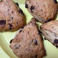 nnllxlchan's cooksnap of when they made スタバ風チョコスコーン.