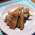 お山のエイ's cooksnap of when they made 山うどの油炒め.