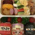 なあnnn's cooksnap of when they made パパ奮闘キャラ弁　☆ちろぴの☆ マイクラ.