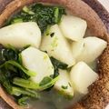 ビビンバ830☆'s cooksnap of when they made 簡単‼中華風味蕪とほうれん草のとろとろ煮.