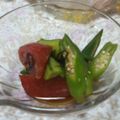 ずんぼ's cooksnap of when they made 夏の三代スター☆オクラ・トマト・きゅうり.