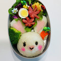 keikei2's cooksnap of when they made ＊キャラ弁＊　うさぎのモフィ♥.