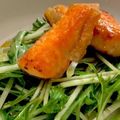 MULA's cooksnap of when they made 鮭と水菜のサラダ.