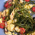 北のデビル。's cooksnap of when they made ワカメとトマトの炒め物.