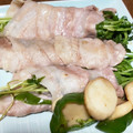 クックkosakai's cooksnap of when they made 簡単！豚バラ、豆苗、長ネギ、生姜蒸し巻き.