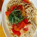 maoバァバ's cooksnap of when they made 冷製トマトそば.