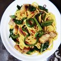 まじ雪希's cooksnap of when they made 春の山菜ペペロンチーノ.