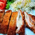 楽食いちばん's cooksnap of when they made 生姜焼き用肉で♡チーズinとんかつ♬.