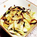 ☆★あんず姫★☆'s cooksnap of when they made 簡単節約！キャベツの芯で一品！漬け物.