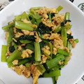 クックW9MO8N☆'s cooksnap of when they made 小松菜と卵の簡単中華炒め.