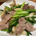 大王イカ's cooksnap of when they made 豚肉アスパラエリンギの中華塩炒め♪.