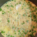 yama_miu's cooksnap of when they made 簡単★新玉ねぎとグリーンピースの卵とじ★.