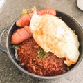 のんちごはん♡'s cooksnap of when they made お弁当のおかずに簡単ハンバーグ.