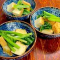 ルぴあ's cooksnap of when they made 小松菜と厚揚げ炒めポン酢かけ.