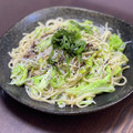 Nilmini's cooksnap of when they made キャベツとしらすの和風パスタ.