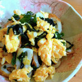 ちーまぐ's cooksnap of when they made 生わかめと竹輪の塩だれ卵炒め.