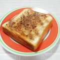 ＠迷子＠'s cooksnap of when they made ♡カフェモカトースト♡ホワイトチョコde.