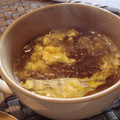 usabin's cooksnap of when they made ふんわりとき卵の「カニカマ・えのき・ふのりのお吸い物」.