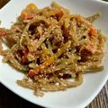 ☆さぶ☆☆'s cooksnap of when they made 我が家の定番！鱈子入りきんぴらごぼう.