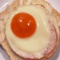 ☆ドキンちゃん☆”'s cooksnap of when they made ハムエッグ＆マヨチーズ☆トースト.