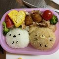 ニラたまゆき's cooksnap of when they made すみっこぐらし❀しろくま&ねこ❀キャラ弁.